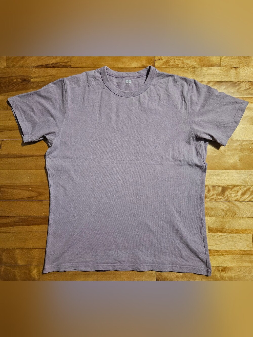 Uniqlo 100% Cotton T-Shirt Men's Size XL Light Purple Lavender